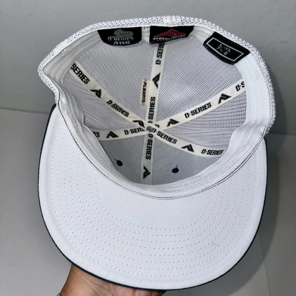 Pacific Headwear West Coast Cap Hat Size L-XL 7 3/8 - 8 Barber Hair Cuts Flexfit